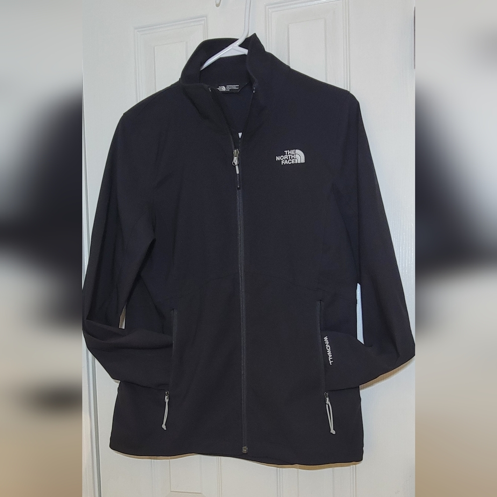 The North Face Women's Windwall Black Jacket Coat Medium